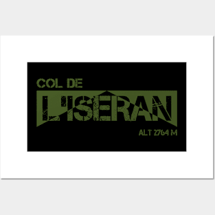 Col De L'Iseran Cycling Bike Souvenir Posters and Art